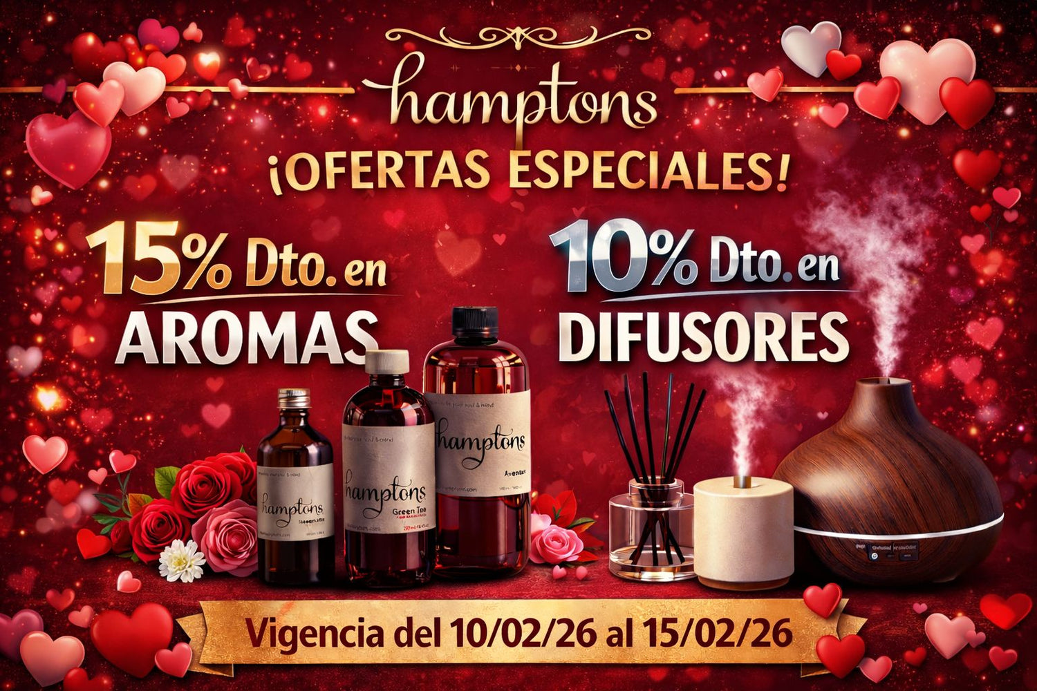 día del amor 14 feb 15% aromas